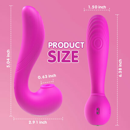 TRIPLE AROUSAL Clitoral Sucking 5 Licking 10 Vibrating Vibrator Vibrators - Tophatter Daily Deals