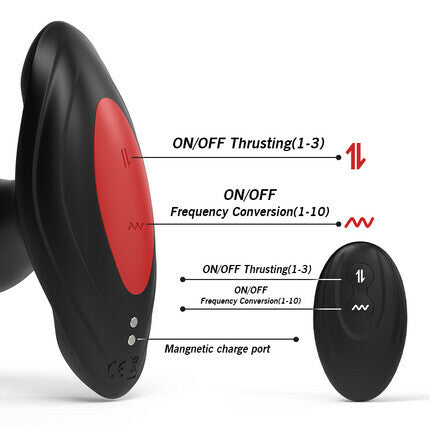 AcmeJoy Thrusting App Control Prostate Massager Anal Toys - Tophatter Daily Deals