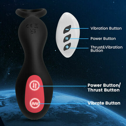 GURIN - Vibrations Thrusts Prostate Massager Anal Toys - Tophatter Daily Deals