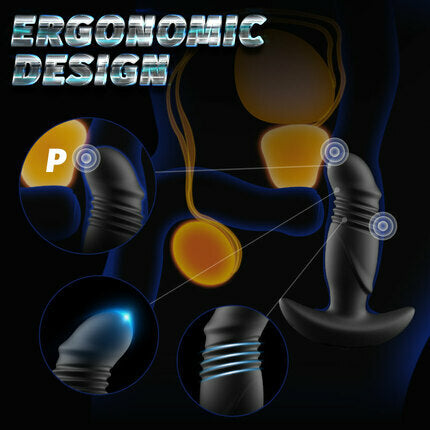 JOAIDA Prostate Massager with APP Control 3 Thrusts & 9 Vibrations Anal Toys - Tophatter Daily Deals