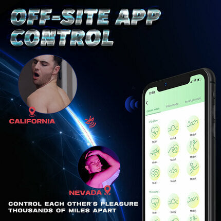 JOAIDA Prostate Massager with APP Control 3 Thrusts & 9 Vibrations Anal Toys - Tophatter Daily Deals