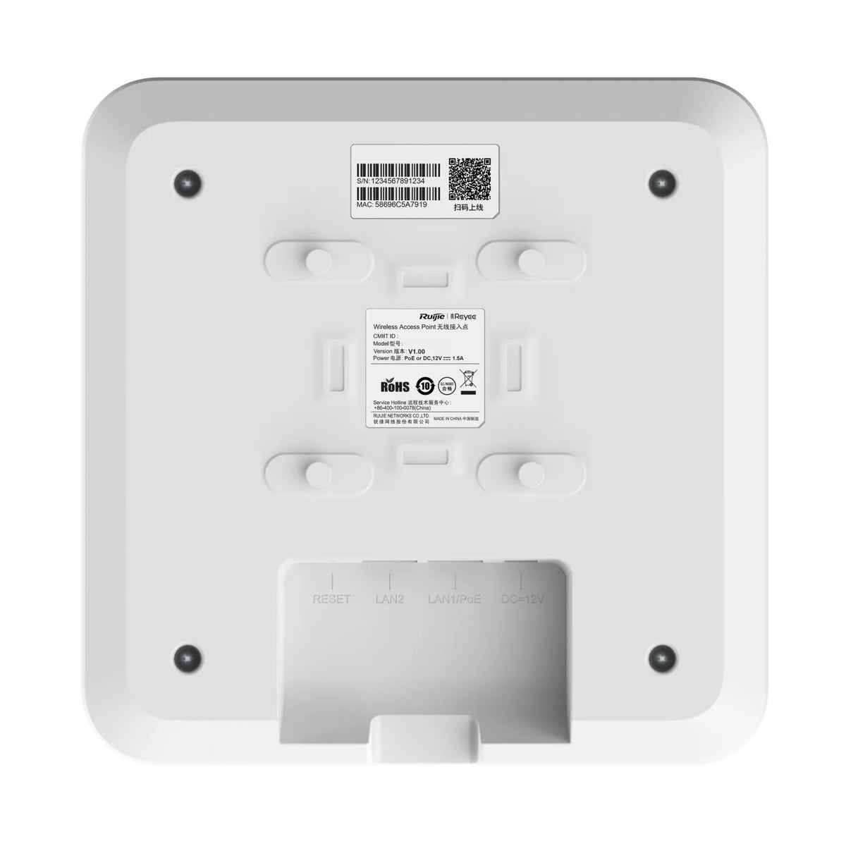 RUIJLE AX1800 DUAL BAND CEILING MOUNT ACCESS POINT - Tophatter's Army Deals 25 - Tophatter Daily Deals