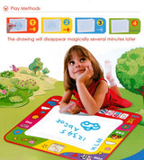 80 x 60cm Baby Kids Add Water with Magic Pen Doodle Painting Picture Water Drawing Play Mat in Drawing Toys Board Gift Christmas 0 - Tophatter Daily Deals