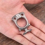 2022 Scarab Tactical Single Finger Knuckles Brass Knuckles - Tophatter Daily Deals