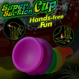 Orlagh 8.66 Inch Rainbow Dildo with Suction Cup Dildos - Tophatter Daily Deals