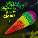 Orlagh 8.66 Inch Rainbow Dildo with Suction Cup Dildos - Tophatter Daily Deals