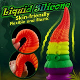 Orlagh 8.66 Inch Rainbow Dildo with Suction Cup Dildos - Tophatter Daily Deals
