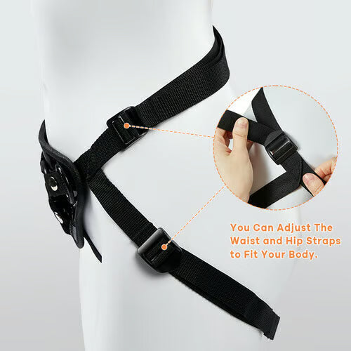 Acmejoy - Adjustable Strap-On Harness with Two Different Sizes O-rings Lube & Essential - Tophatter Daily Deals