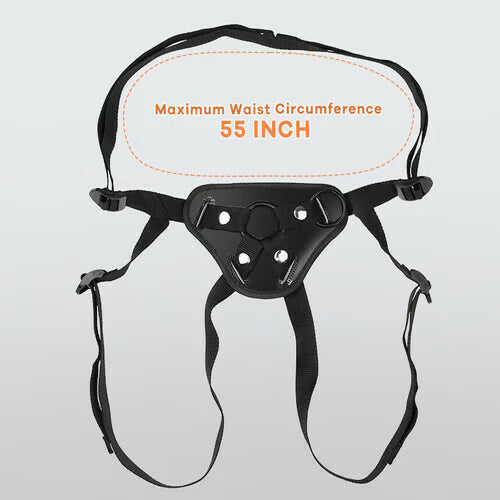 Acmejoy - Adjustable Strap-On Harness with Two Different Sizes O-rings Lube & Essential - Tophatter Daily Deals