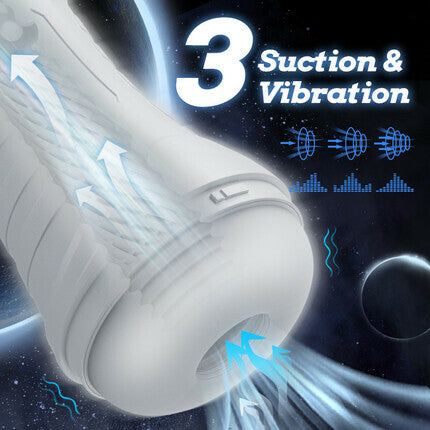 STARK 3 Sucking and Vibrating Masturbators Electric Pocket Pussy Male Masturbation Cup Masturbation Cup - Tophatter Daily Deals