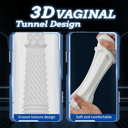 STARK 3 Sucking and Vibrating Masturbators Electric Pocket Pussy Male Masturbation Cup Masturbation Cup - Tophatter Daily Deals