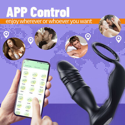ACMEJOY - Telescopic Vibration Prostate Massager Anal Toys - Tophatter Daily Deals