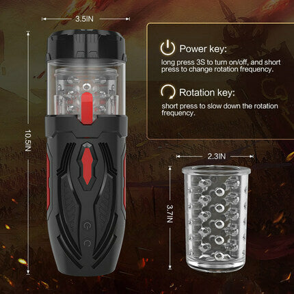 AcmeJoy - Thrusting Rotating Masturbation Cup Masturbation Cup - Tophatter Daily Deals