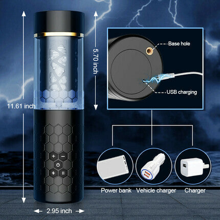 ACMEJOY - Thrusting Spinning Male Masturbator Masturbation Cup - Tophatter Daily Deals