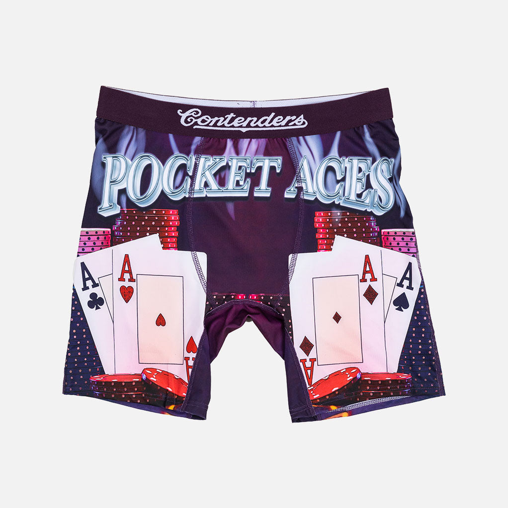 Contenders Clothing Daniel Negreanu Pocket Aces Brief Purple Underwear - Tophatter Daily Deals
