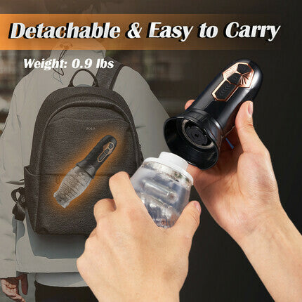 TORNADO - Rotating Vibrating Masturbation Cup Masturbation Cup - Tophatter Daily Deals