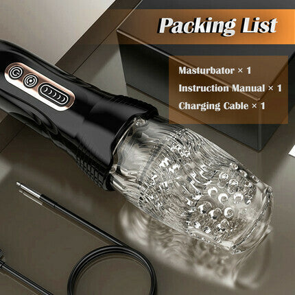 TORNADO - Rotating Vibrating Masturbation Cup Masturbation Cup - Tophatter Daily Deals