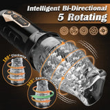 TORNADO - Rotating Vibrating Masturbation Cup Masturbation Cup - Tophatter Daily Deals