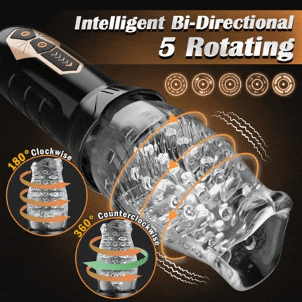 TORNADO - Rotating Vibrating Masturbation Cup Masturbation Cup - Tophatter Daily Deals