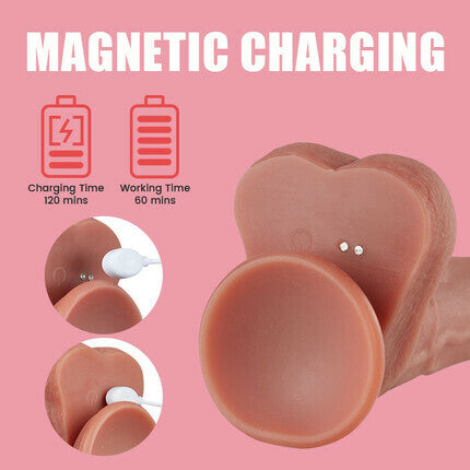 Acmejoy - Thrusts Vibration Dildo 8.66 Inch Dildos - Tophatter Daily Deals