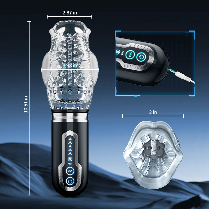 Rover - Telescopic Rotation Masturbation Cup Masturbation Cup - Tophatter Daily Deals