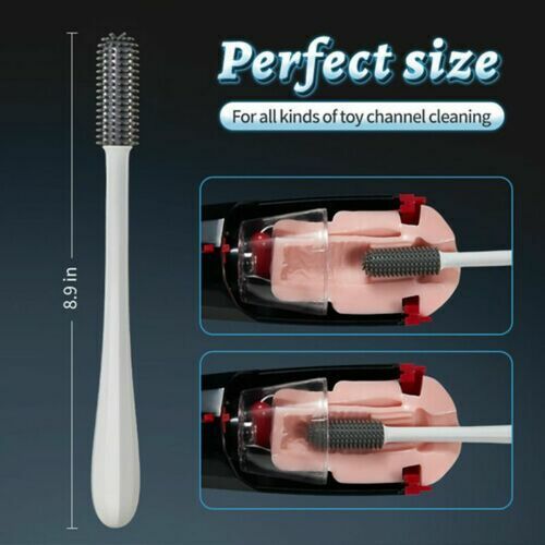 AcmeJoy Silicone Cleaning Brush Sex Toy Cleaner Lube & Essential - Tophatter Daily Deals