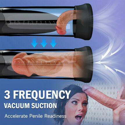 WaterSamurai - 3 Frequencies One-click Deflation Vacuum Suction Penis Pump Penis Pumps - Tophatter Daily Deals