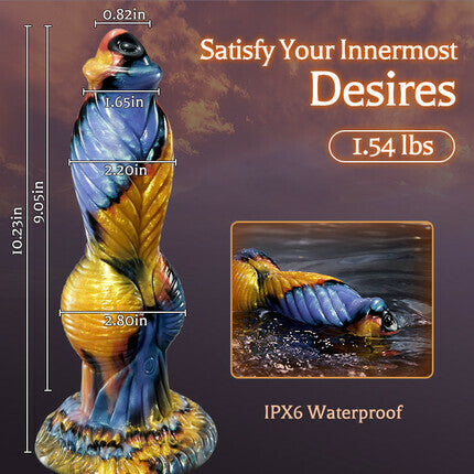 Phoenix - Thrusting Vibrating 10.23 Inch Dildo Dildos - Tophatter Daily Deals