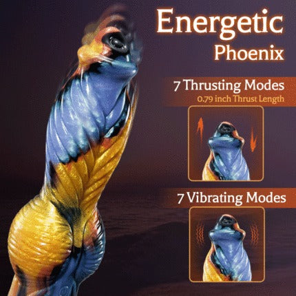 Phoenix - Thrusting Vibrating 10.23 Inch Dildo Dildos - Tophatter Daily Deals