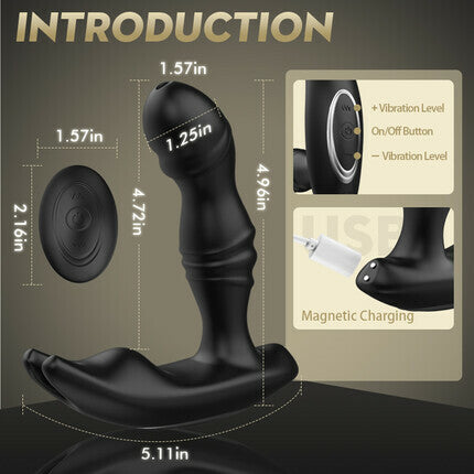 Tango - 180° Adjustable Shaft Prostate Massager Anal Toys - Tophatter Daily Deals