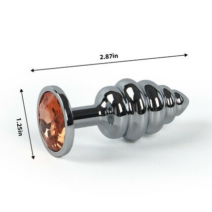 AcmeJoy Luxury Threads Diamond Base Butt Plug Anal Toys - Tophatter Daily Deals