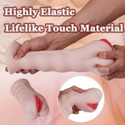 AcmeJoy 10 Vibrations 3D Realistic Textured Pocket Pussy and Tight Anus Sex Stroker Pocket Pussy - Tophatter Daily Deals