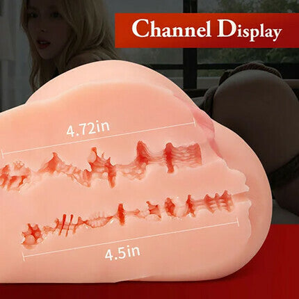 Acmejoy - 5.8 lbs Vagina and Ass Male Masturbator Masturbators - Tophatter Daily Deals