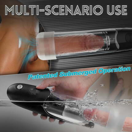 WaterSamurai - 3 Frequencies One-click Deflation Vacuum Suction Penis Pump Penis Pumps - Tophatter Daily Deals