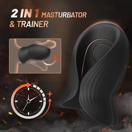 ACMEJOY - 12 Super Vibrating 2 in 1 Male Penis Vibrator Glans Trainer - Tophatter Daily Deals