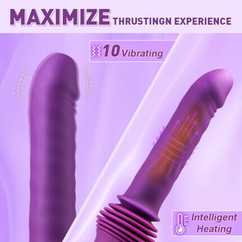 Powerful 145 Inch Thrusting Dildo Machine 11.81 Inch Dildos - Tophatter Daily Deals