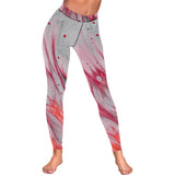All-Over Low Rise Leggings (Model L07) white - Tophatter Daily Deals