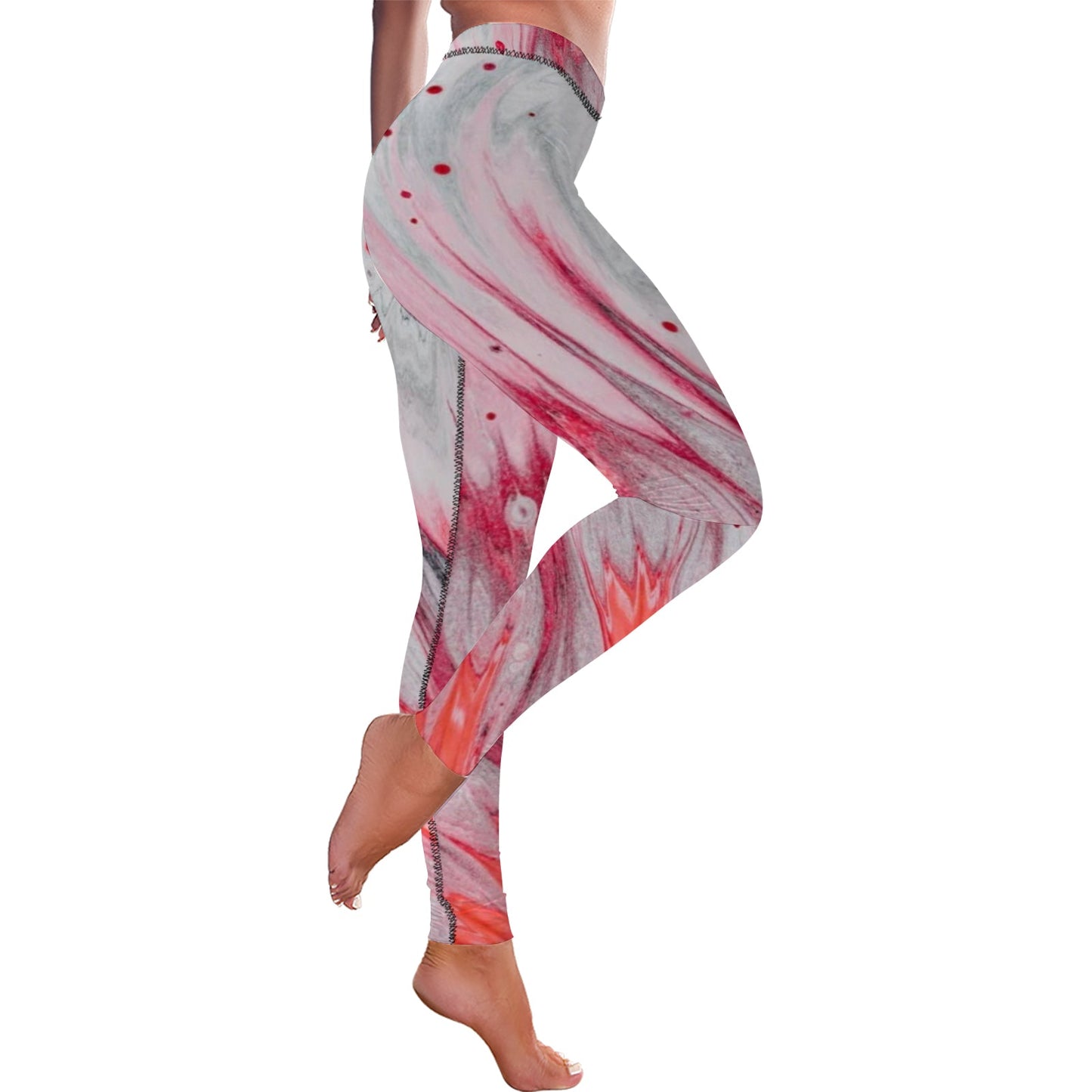 All-Over Low Rise Leggings (Model L07) - Tophatter Daily Deals