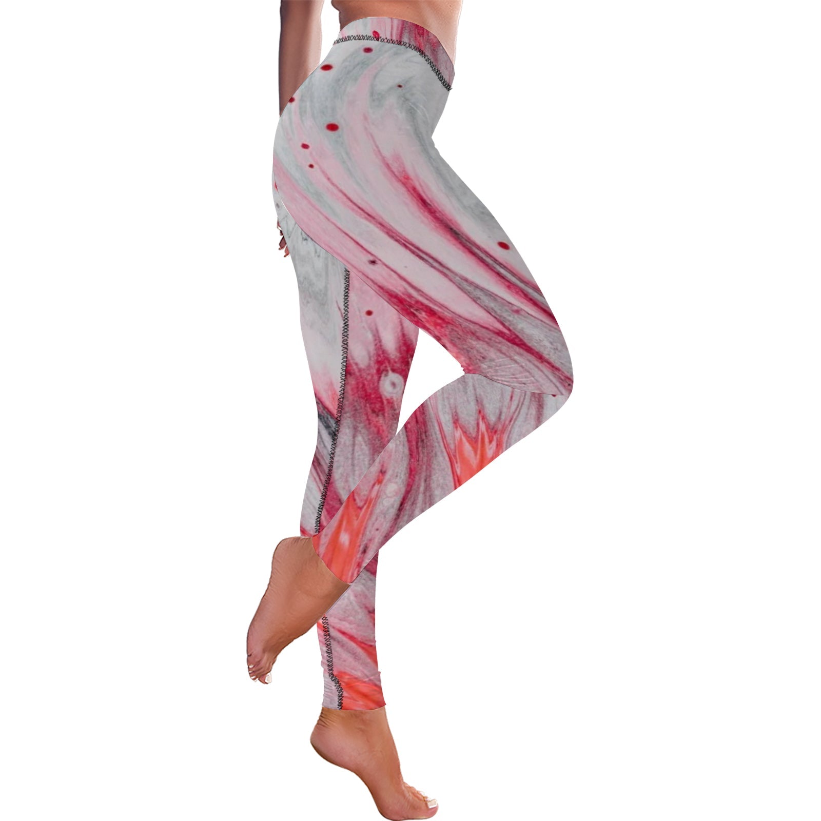 All-Over Low Rise Leggings (Model L07) - Tophatter Daily Deals