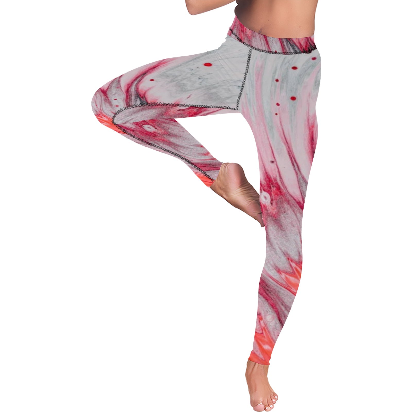 All-Over Low Rise Leggings (Model L07) - Tophatter Daily Deals