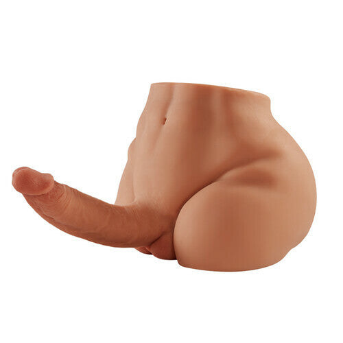 Acmejoy - Huge & Flexible Dildo Adult Doll Brown Masturbators - Tophatter Daily Deals