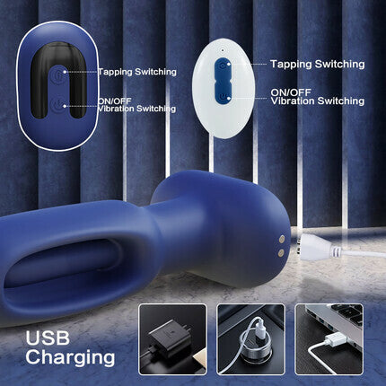 Ryza - Tapping Vibrating Anal Therapy Toy Anal Toys - Tophatter Daily Deals