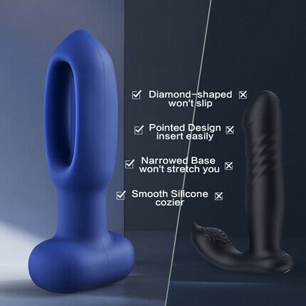 Ryza - Tapping Vibrating Anal Therapy Toy Anal Toys - Tophatter Daily Deals