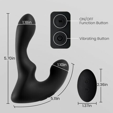 Acmejoy - 9-Pattern Vibration Prostate Massager Anal Toys - Tophatter Daily Deals