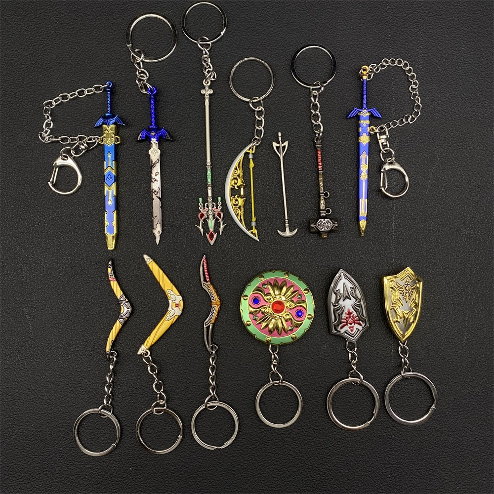 Switch Hot Game Tear of Kingdom Weapon Keychain Pendants - Tophatter Daily Deals