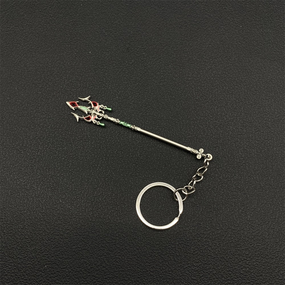 Switch Hot Game Tear of Kingdom Weapon Keychain Pendants Lightscale Trident - Tophatter Daily Deals
