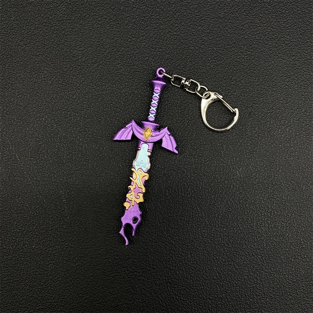 Switch Hot Game Tear of Kingdom Weapon Keychain Pendants Master Sword Broken - Tophatter Daily Deals
