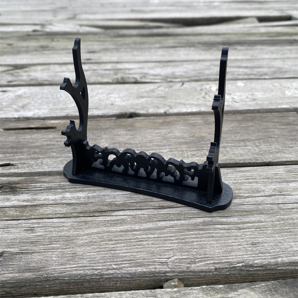 2-Layer Wooden Small Swords Weapon Display Holder - Tophatter Daily Deals