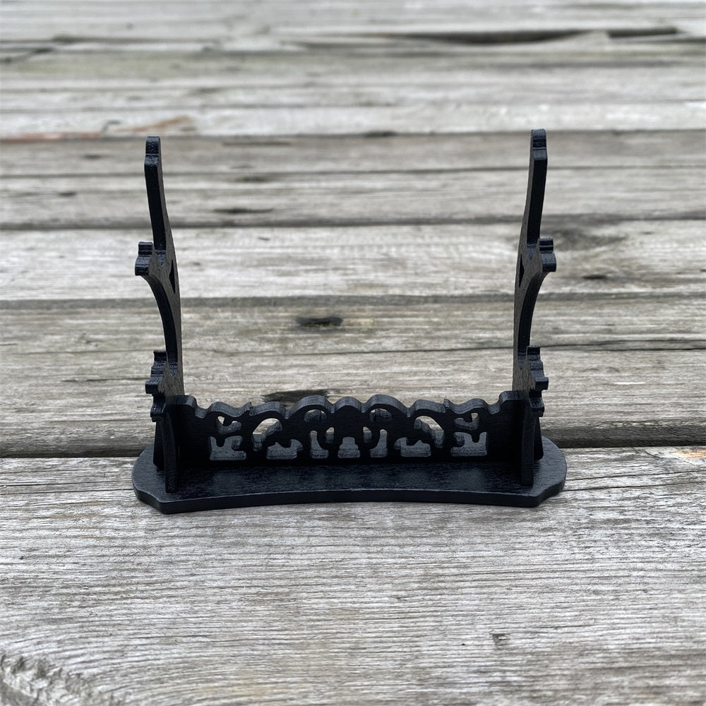 2-Layer Wooden Small Swords Weapon Display Holder - Tophatter Daily Deals