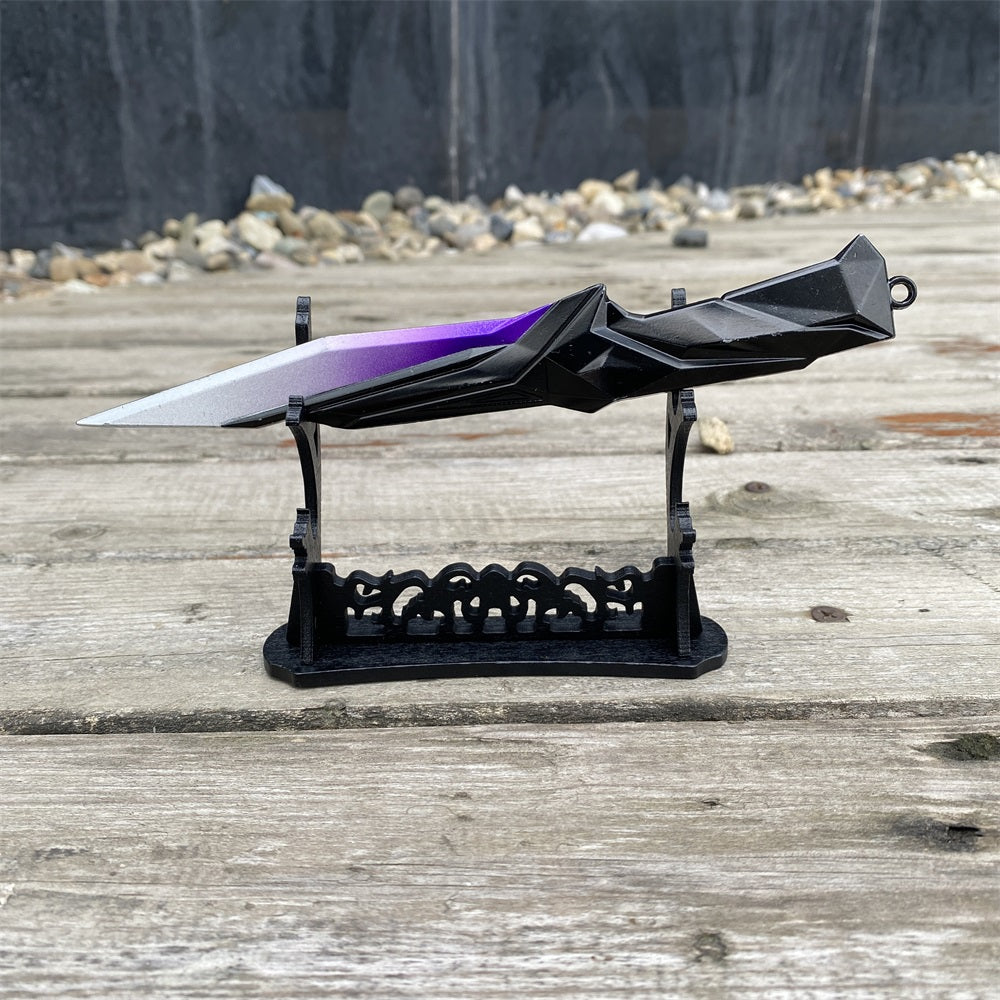 2-Layer Wooden Small Swords Weapon Display Holder - Tophatter Daily Deals